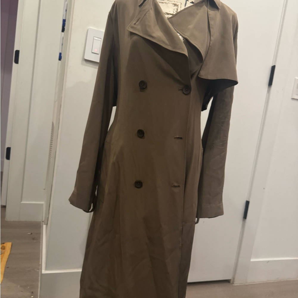 MM Lafleur Brown Trench Coat